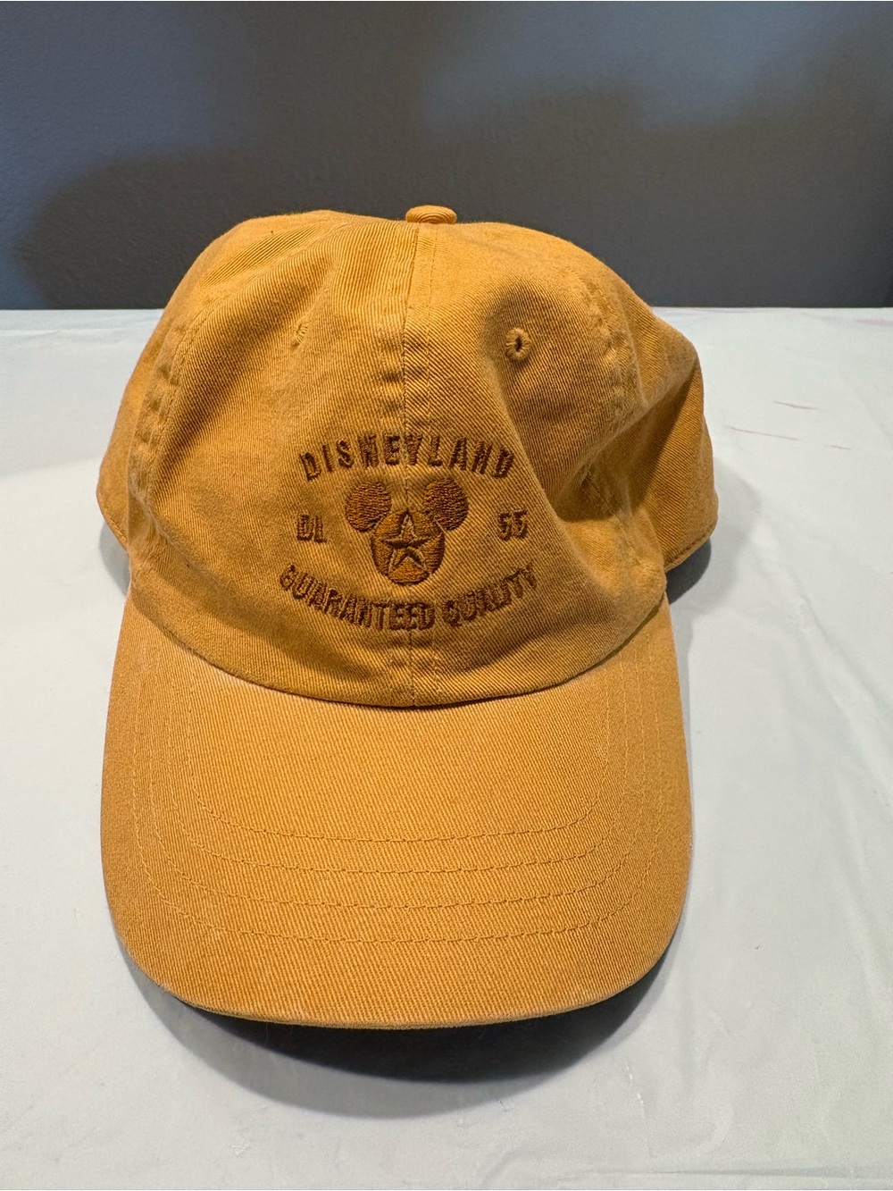 Disney Adult Mustard Yellow Baseball Cap